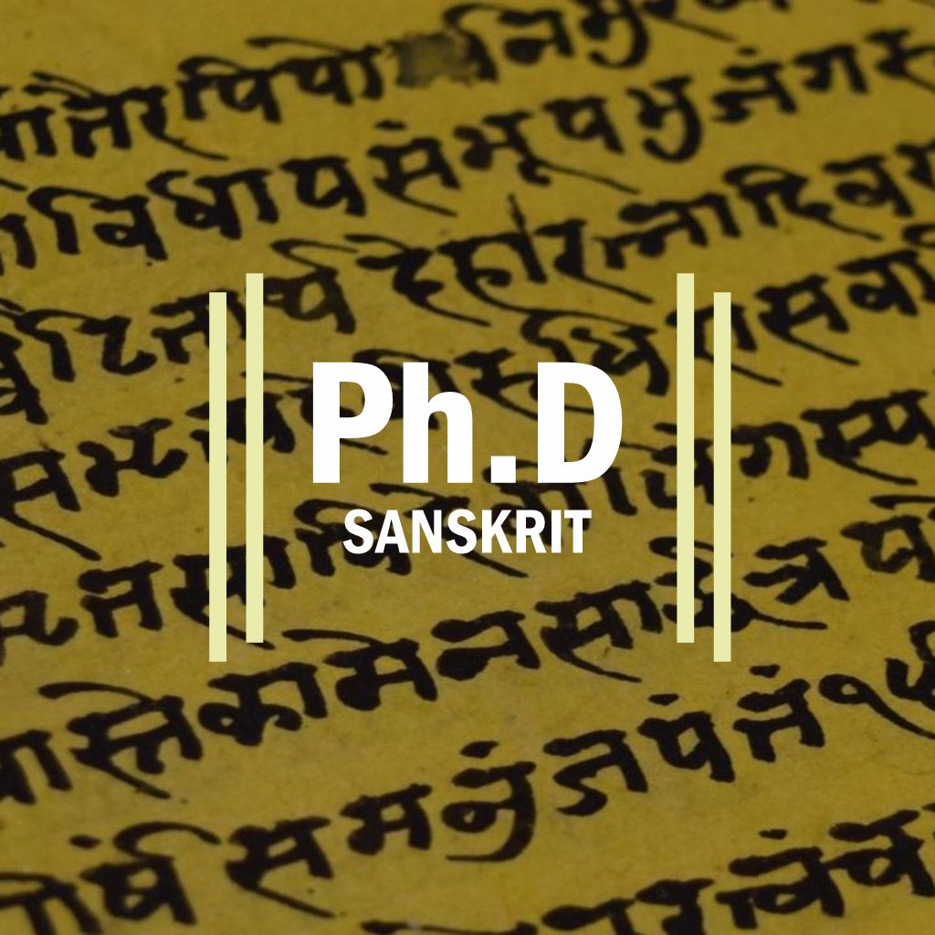 Vidyavachaspati (Ph.D.) In Sanskrit